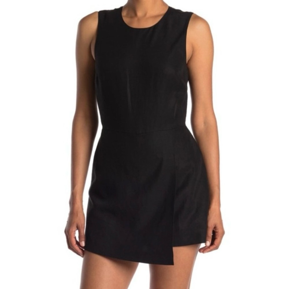 Club Monaco Linen Wrap Romper